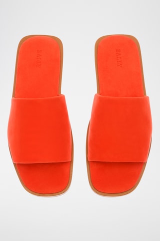 Sandales en cuir - Orange