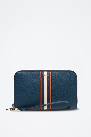 Portefeuille en cuir - Bleu