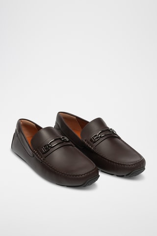 Mocassins en cuir - Marron