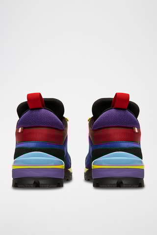 Mocassins en cuir - Rouge et bleu