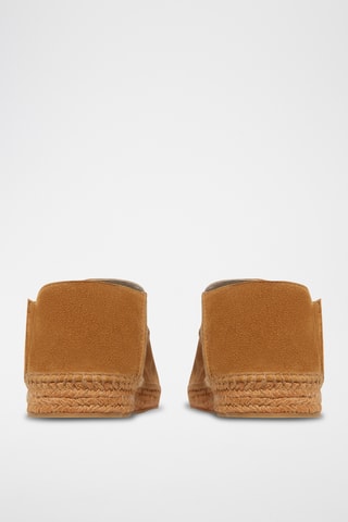 Espadrilles en cuir - Beige