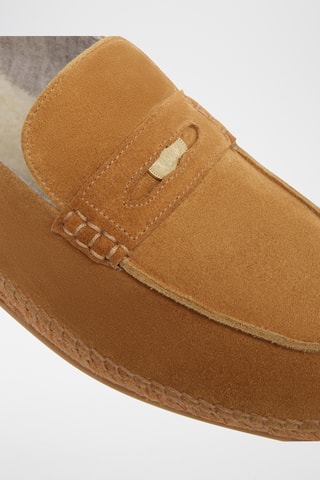 Espadrilles en cuir - Beige