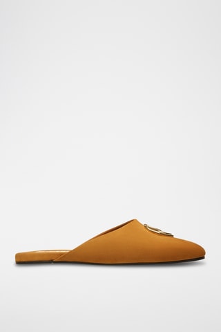 Slippers en cuir - Beige