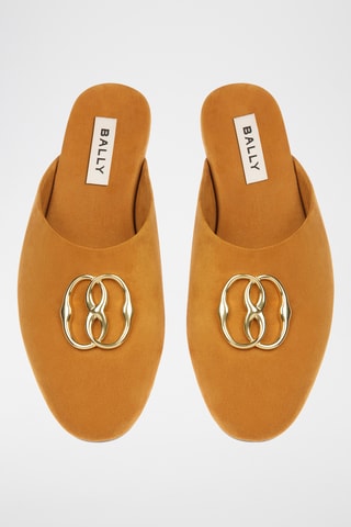 Slippers en cuir - Beige