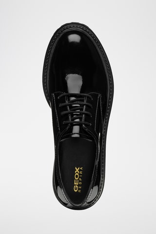 Derbys en cuir vernis Iridea - Noir