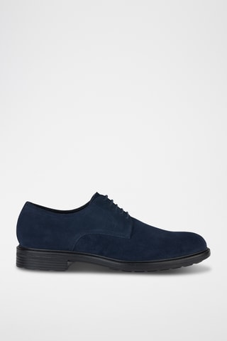 Derbys en nubuck Walk Pleasure - Bleu
