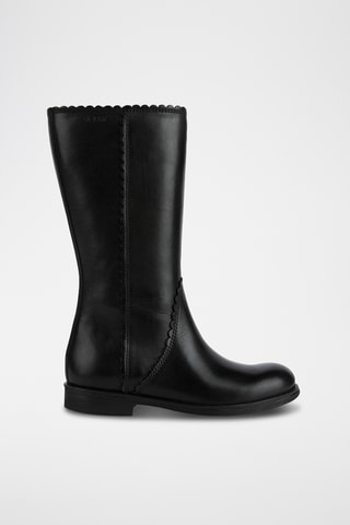 Bottes en cuir Agata - Noir