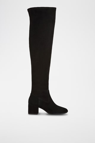 Cuissardes en cuir Eleana - Noir