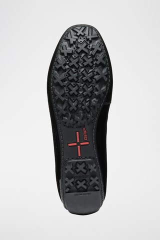 Mocassins en cuir de veau verni Kosmopolis - Noir