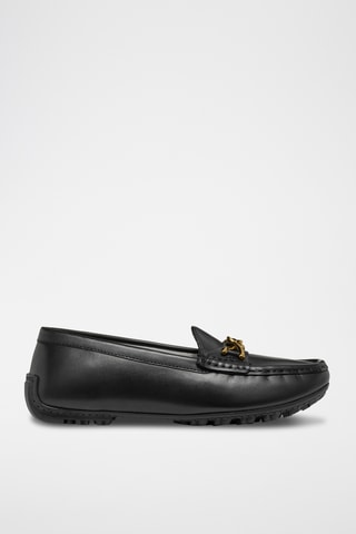 Mocassins en cuir Kosmopolis - Noir