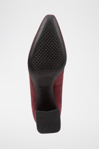 Escarpins en nubuck Giselda - Bordeaux