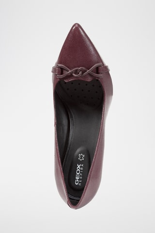 Escarpins en cuir nappa d'agneau Faviola - Bordeaux