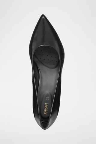 Escarpins en cuir de mouton Faviola - Noir