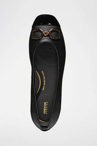 Ballerines en cuir de veau Annytah - Noir