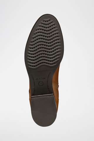 Bottines en cuir nappa Felicity - Camel