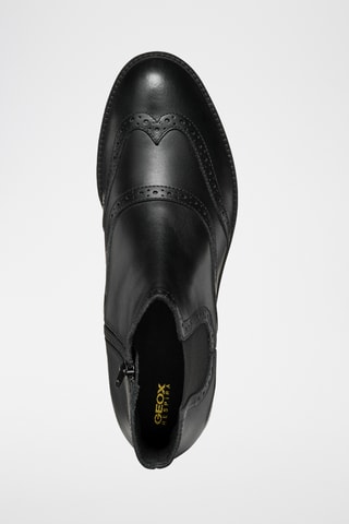 Bottines en cuir de veau Jaylon - Noir