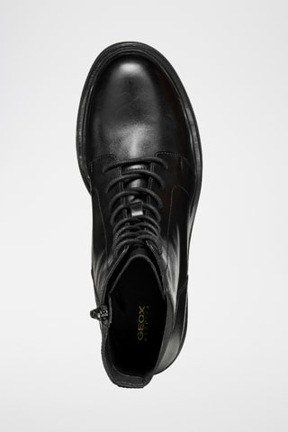 Kalfsleren Enkellaarzen Damiana - Zwart