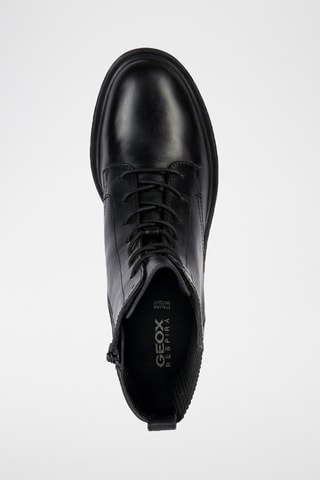 Leren Enkellaarzen Damiana - Zwart