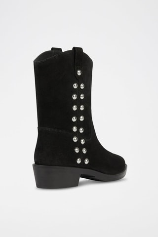 Nubuck Enkellaarzen Teoclea - Zwart