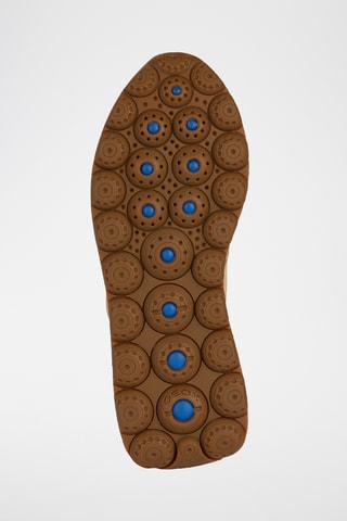 Baskets en cuir - Blanc et marron