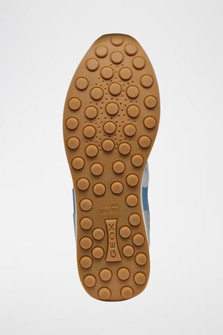 Baskets en nubuck - Blanc et ciel