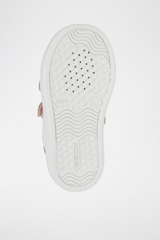 Baskets en cuir Nashik - Blanc et rose