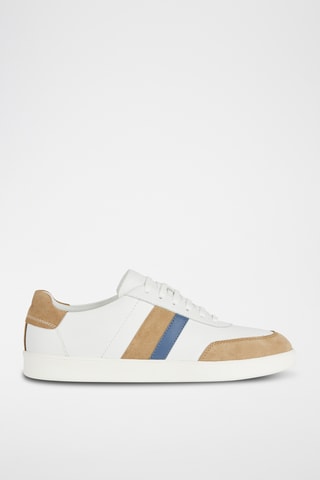 Baskets en cuir de veau Regio - Blanc