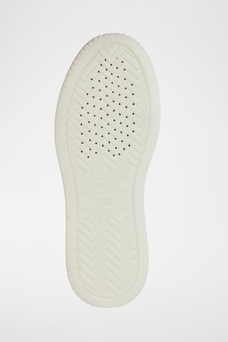 Baskets en cuir Calzature - Blanc et gris