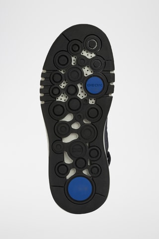 Baskets montantes en cuir Aeranter - Bleu marine