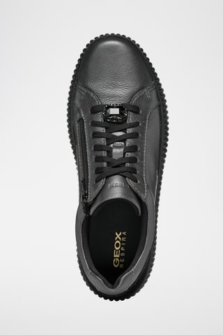 Baskets plateformes en cuir Graisy - Noir