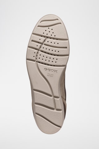 Baskets compensées en cuir de veau nubuck Ilde - Taupe