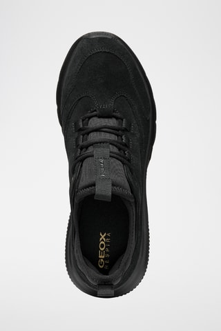 Baskets en cuir de veau nubuck Spherica - Noir