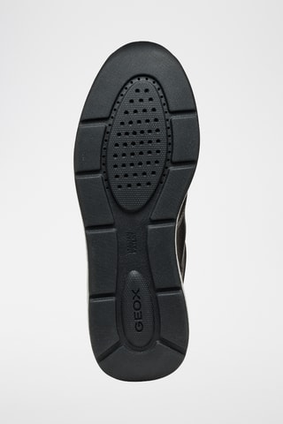 Baskets en cuir de veau nubuck Cristael - Taupe