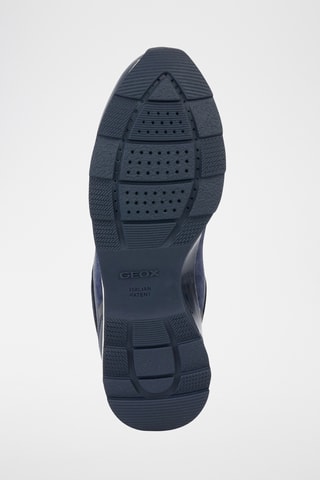 Baskets en cuir Aneko - Bleu cobalt