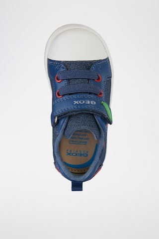 Baskets en cuir - Bleu