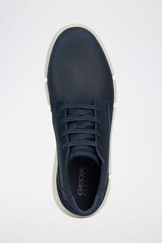 Baskets montantes en cuir Adacter - Bleu marine