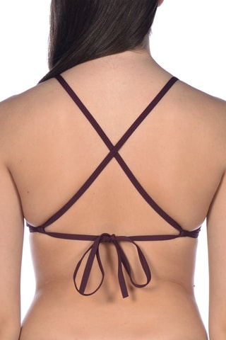 Haut de maillot Bordeaux et jaune