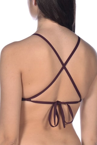 Haut de maillot Bordeaux et jaune