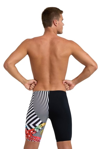 Cycliste de bain Crazy Octopus - Noir