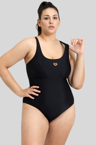 Maillot 1 pièce Solid - Noir