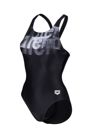 Maillot 1 pièce Overlap - Noir