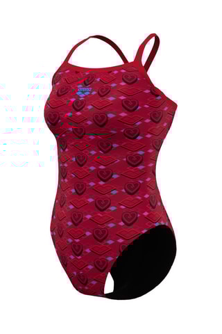 Maillot 1 pièce Happy Valentine - Rouge