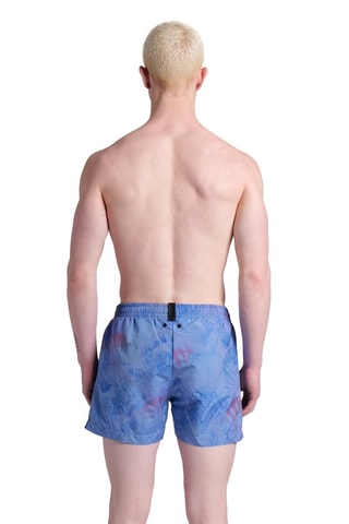 Short de bain tie and dye - Bleu clair