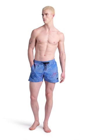Short de bain tie and dye - Bleu clair