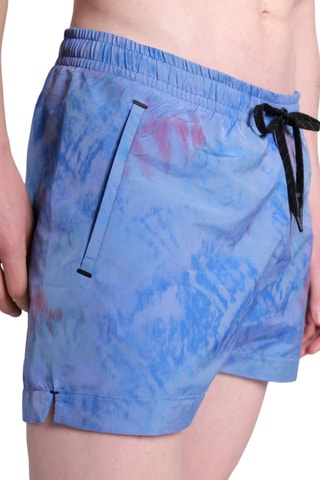 Short de bain tie and dye - Bleu clair