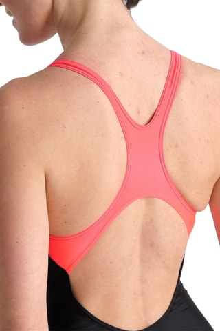 Maillot 1 pièce - Noir et orange