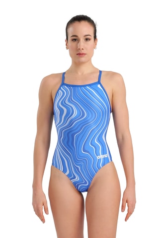 Maillot 1 pièce - Ciel et blanc