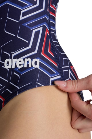 Maillot 1 pièce - Bleu marine et blanc