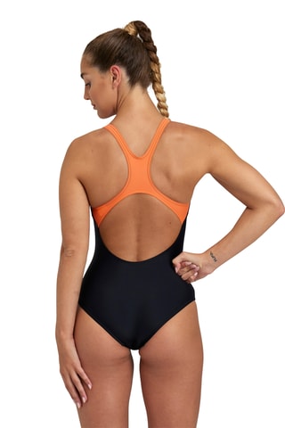 Maillot 1 pièce - Noir et orange