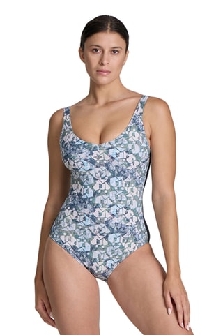 Maillot 1 pièce - Noir et turquoise